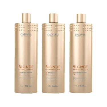 Imagem de Kit Cadiveu Blonde Reconstructor Keeper Sh 1000Ml+2 Produtos - Cadiveu