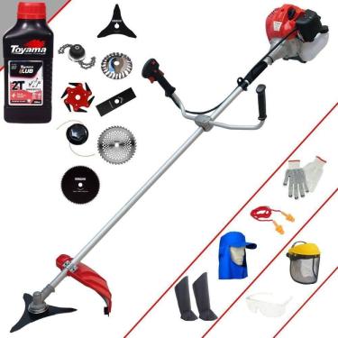 Imagem de Roçadeira Anmax Cg520ptb 2t 52cc + Faca 3 Pontas + Faca 40 Dentes + Faca 80 Dentes + Trimmer + Escova 24c + Faca 6 Pont