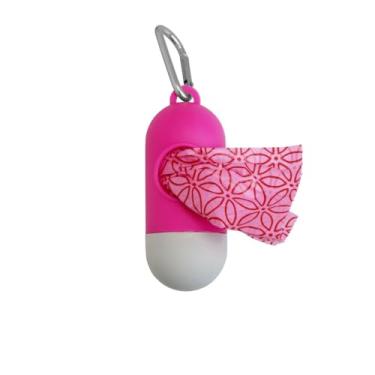 Imagem de Dispenser e Refil Cata Caca Eco Floral Germanhart – Suporte Portátil com Saquinhos Biodegradáveis, Ideal para Passeios com Pets, Higiene e Praticidade