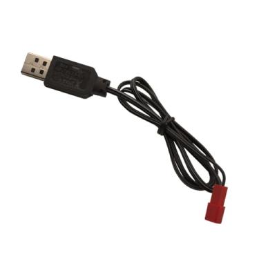 Imagem de KiBcsLic Cabo de carregamento USB com plugue JST, compacto, leve, 3,6 V, substituto para drones, aviões, helicópteros e brinquedos de controle
