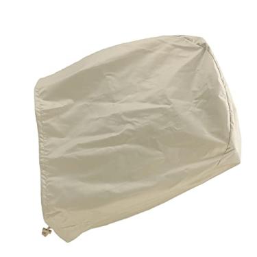 Imagem de GLOGLOW Capa de Ventilador Industrial, Proteção Uv à Prova d'água, Capa de Ventilador Elétrico à Prova de Poeira 610x190mm para Uso Interno e Externo (Bege)