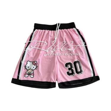 Imagem de Shorts Esportivos De Secagem Rápida Hello Kitty Para Meninos E Meninas