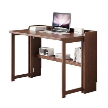 Imagem de Escrivaninha dobrável para computador para escritório em casa, mesa versátil extensível, mesa de escritório sem montagem mesa dobrável para espaços pequenos (103 cm/40,5 pol.)