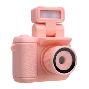 Imagem de Cryfokt Chaveiro Câmera Pequena Câmera Digital Portátil para Estudantes Viajam Uso Diário Gravador de Vídeo 1080P para Atividades No Campus, Reuniões de Família (Rosa)