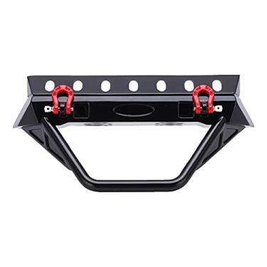 Imagem de KIMISS Pára-choque Dianteiro RC Stinger Com Luz LED para Axial Scx10 / II/III - Acessório de Carro RC Escala 1/10 (trapézio)