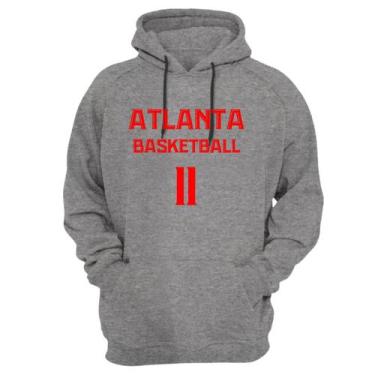 Imagem de Blusa Moletom Capuz Basquete Atlanta Basketball número 11 - Loja Click