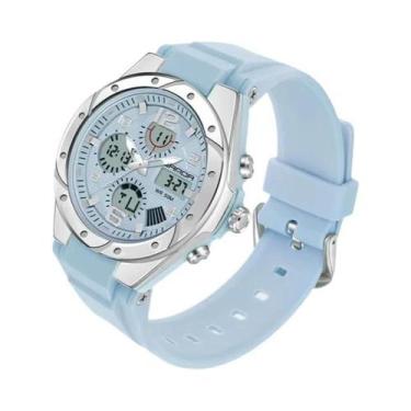 Imagem de Relógio Digital Esportivo LED Dourado Para Mulheres E Meninas, Luxuoso