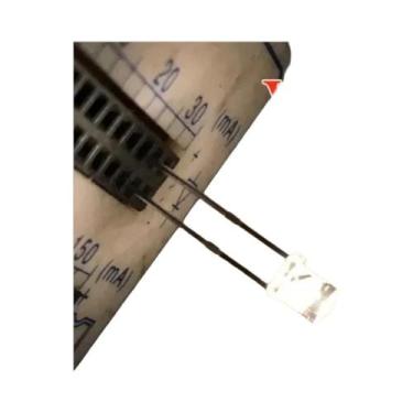 Imagem de Lâmpadas LED Planas Ultra Brilhantes De 3mm Com 2 Pinos, 100 Peças, Br