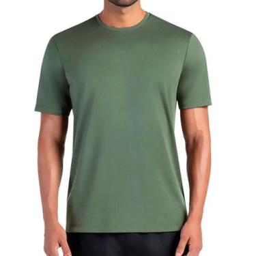 Imagem de Camisa Olympikus T-Shirt Basic Logo Masculina Verde TAMANHO:G, G