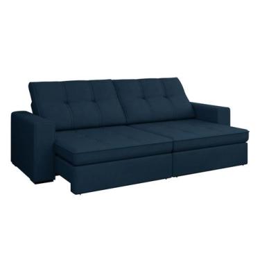 Imagem de Sofá Versalhes - Veludo Real - Store Sof, Marinho, 2,10m