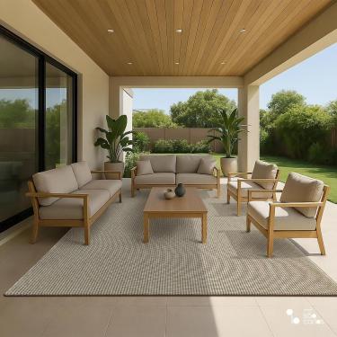 Imagem de Tapete Elemento Buriti 250x350cm Tapetes São Carlos