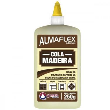 Imagem de Cola Madeira Almaflex 250G 1752 - Kit C/12 - ALMATA