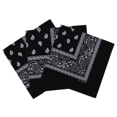 Imagem de Bandanas de algodão la ceida para homens e mulheres Paisley Cowboy (3 