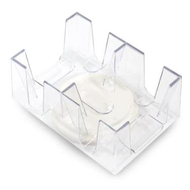 Imagem de Bandeja de cartas SUNGOOYUE Rotating Plastic para 6 baralhos de pôquer