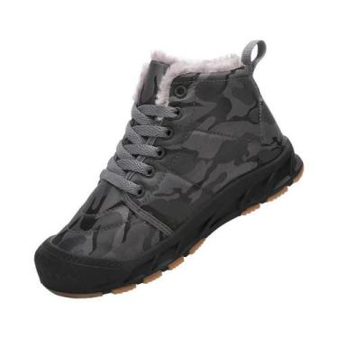 Imagem de Botas De Neve Para Meninos E Meninas, Impermeáveis, Forradas Com Pelúc