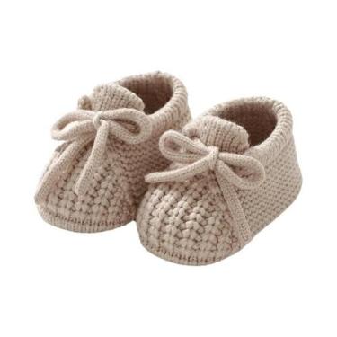 Imagem de Meias De Bebê Para Meninas E Meninos, Meias Tricotadas À Mão Para Recé