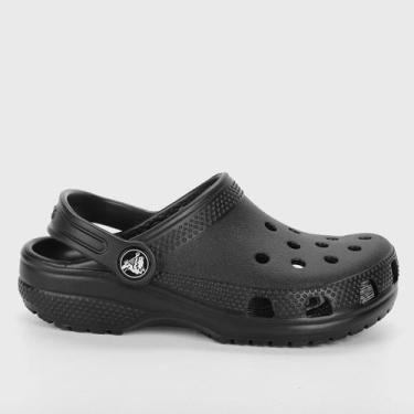 Imagem de Sandália Crocs Infantil Classic Clog Kids Menino, Preto, 31