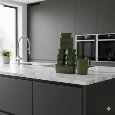 Imagem de Pufe Banqueta Puf Decorativo Assento Banco Cubo Grande Couro - Puff Ba