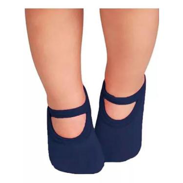 Imagem de Meia Sapatilha Lupo Baby 02027-004 Atoalhada Antiderrapante Algodão T.