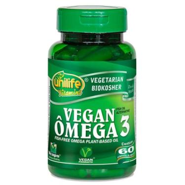 Imagem de Ômega 3 Vegano 60 Cápsulas de 480mg - Unilife