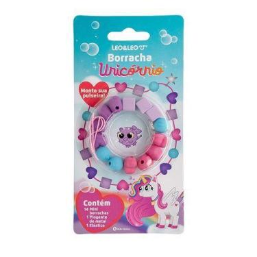 Imagem de Borracha Leo&Leo Unicórnio: Monte Sua Pulseira Criativa