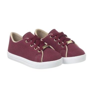 Imagem de Tênis Infantil Feminino Escolar Cadarço Menina Crianças - Fashionei, V