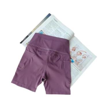 Imagem de Shorts Femininos De Cintura Alta Com Controle De Barriga E Efeito Leva
