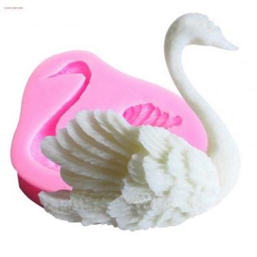 Imagem de Molde De Silicone Cisne, Lago