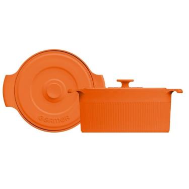 Imagem de Cocotte de Porcelana 22cm Laranja Germer