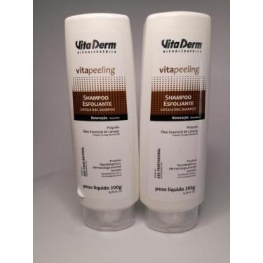 Imagem de Kit Com 2 Unidades Shampoo Esfoliante Vita Derm 200G