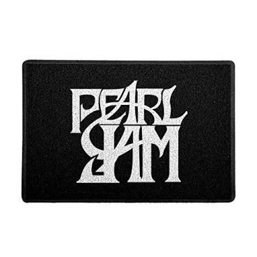 Imagem de Capacho 60x40cm - Pearl Jam, Preto