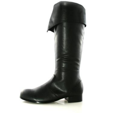 Imagem de Ellie Shoes Botas Pirata Altas para Adultos, Transparente com prata, 9