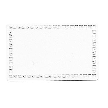 Imagem de Cartão de visita com borda padrão de metal branco cinza branco sublimação gravação logotipo de transferência térmica calor 50 peças espessura (0,22 mm) tamanho 3,3" x 2,1" (86 x 54 mm)