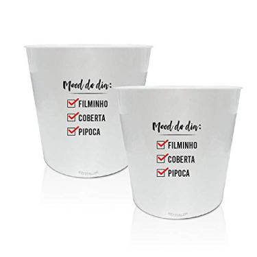 Imagem de Kit 2 Baldes de Pipoca Personalizados - Mood do Dia