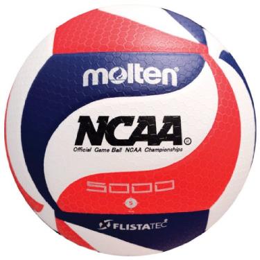 Imagem de Molten Bola de Voleibol masculino oficial da NCAA, vermelho/branco/azul