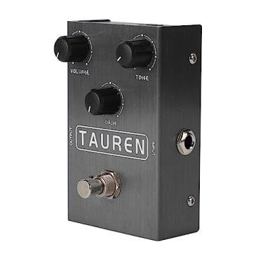 Imagem de Pedal de Acionamento de Efeitos de Guitarra Elétrica, Pedal de Guitarra de Overdrive Em Liga de Alumínio, Distribuição Compacta de Botões para Desempenho de Guitarra (AN 36 cinza)