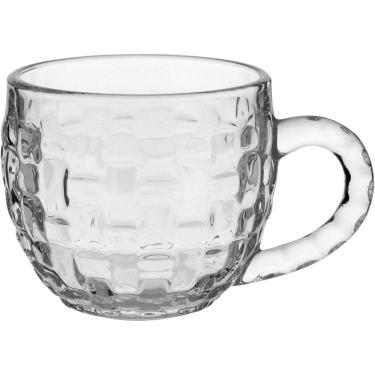 Imagem de XÍCARA CAFÉ 7x10x8cm 180ml VIDRO TRANSP 6PÇ