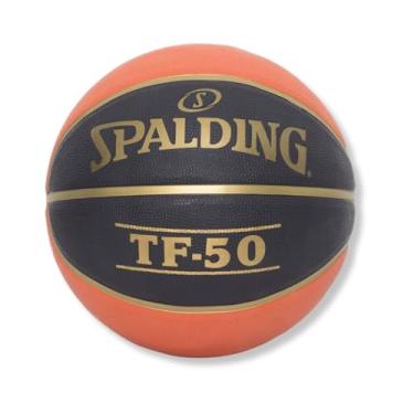 Imagem de Bola Basquete Spalding TF-50 CBB - Borracha, Laranja e preto