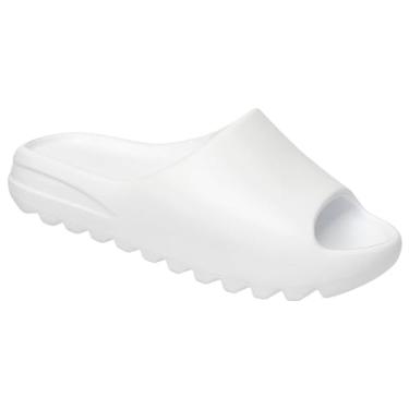 Imagem de Chinela Nuvem Confortável EVA Original Unissex Leve Mácia Retrô Yezee Sandália Slide Ortopédico (Branco, BR, Adulto, Faixa Numérico, 39, 40)