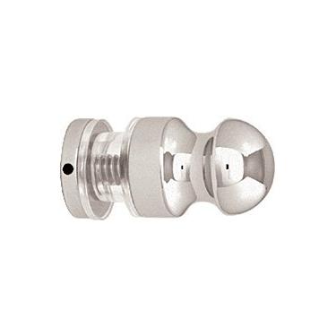 Imagem de Maçaneta CRL estilo mini lâmpada de porta de um lado, 3/4" Di, Brushed Nickel