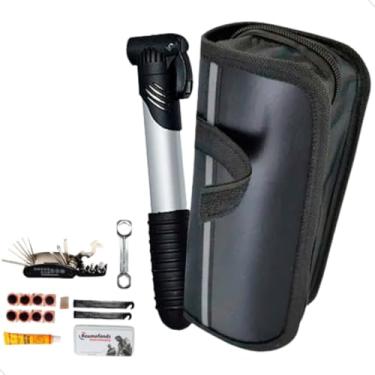 Imagem de Kit Ferramenta Bicicleta Bolsa Chaves Bike Remendo Reparo