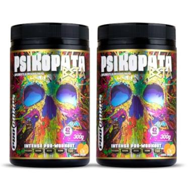 Imagem de Kit 2x Pré Treino Psikopata Sabor Tangerina 300g cada - Pro corps
