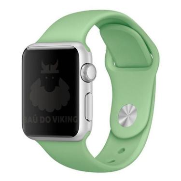 Imagem de Pulseira Sport SM Menta Compatível com Apple Watch 44mm - Baú do Vikin