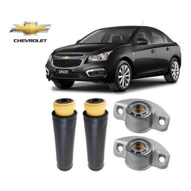 Imagem de 2 Kit Coxim Batente Coifa Do Amortecedor Traseiro Gm Chevrolet Cruze S