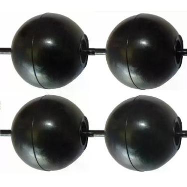 Imagem de Kit 5 Bolas Terminal para Cabo De Aço Bolinha Reparo - KL Master Fitne