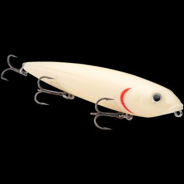 Imagem de Strike King Lures, KVD Mega Dawg Isca rígida, água doce, 15 cm de comprimento, 56 g, água superior, osso, pacote com 1