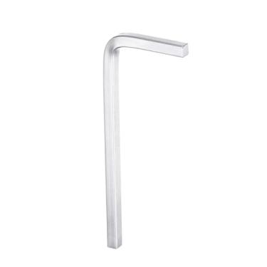 Imagem de HARFINGTON Chave de cabeça quadrada em forma de L 4 mm aço cromo-vanádio 4 pontos chave de parafuso para reparo doméstico básico de projetos DIY e aplicações gerais, prata