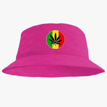 Imagem de Chapéu Bucket Hat Estampado Reggae - MP Moda Masculina, Único, Pink