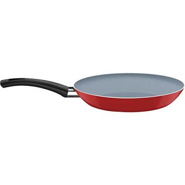 Imagem de Frigideira Tramontina em Alumínio com Revestimento Interno Cerâmico e Externo em Silicone Vermelho 26 cm 1,8 L 27816/048