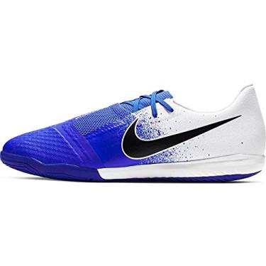 Imagem de Nike Tênis de futsal unissex para adultos, Multicolorido, branco, preto, azul Racer 000, 37 BR